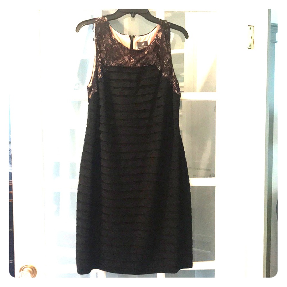 Black cocktail dress